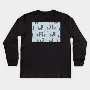 Llama Kids Long Sleeve T-Shirt